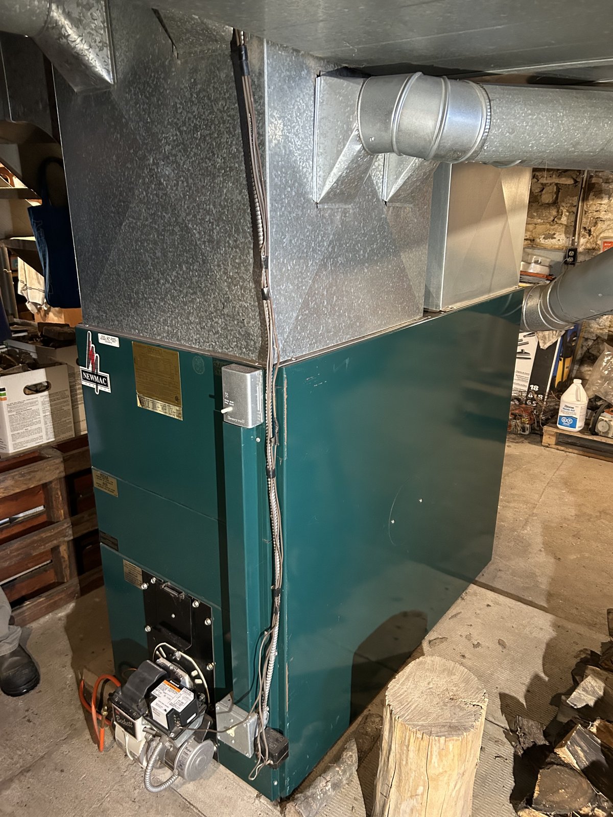 Before — oil heating